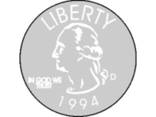 Sticker Custom Preview Image #090329 Money Coins Currency Coin Quarter4