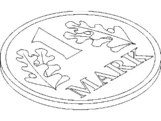 Sticker Custom Preview Image #090360 Money Coins Currency Deutsche Mark3