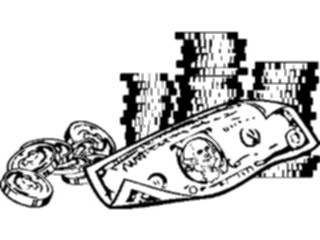 Sticker Custom Preview Image #090366 Money Coins Currency Money02