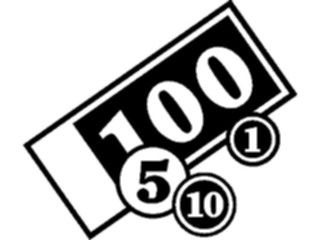 Sticker Custom Preview Image #090380 Money Coins Currency Money16