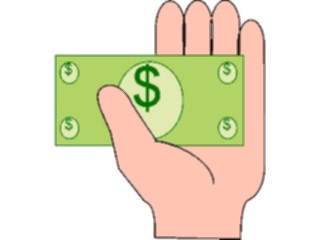 Sticker Custom Preview Image #090398 Money Coins Currency Moneyin Hand