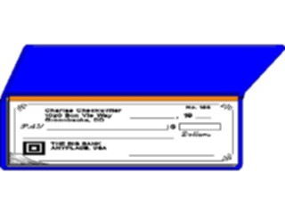 Sticker Custom Preview Image #090464 Money Miscellaneous Checkbook1