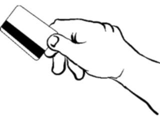 Sticker Custom Preview Image #090473 Money Miscellaneous Credit Cardin Hand