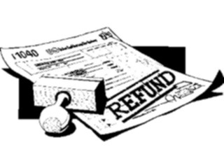 Sticker Custom Preview Image #090525 Money Miscellaneous Tax Refund