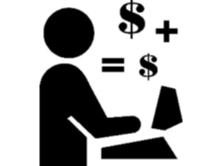 Sticker Custom Preview Image #090540 Money Symbols Titles Accountant