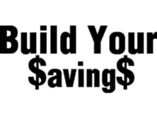 Sticker Custom Preview Image #090548 Money Symbols Titles Build Your Savings