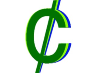 Sticker Custom Preview Image #090555 Money Symbols Titles Cent Symbol5