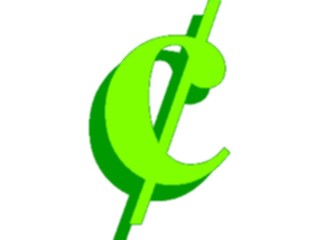 Sticker Custom Preview Image #090556 Money Symbols Titles Cent Symbol6