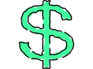 Sticker Custom Preview Image #090601 Money Symbols Titles Dollar Symbol32