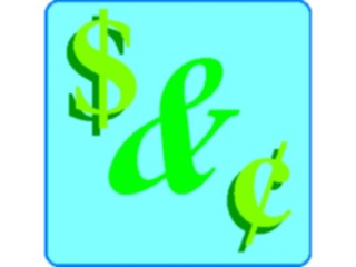 Sticker Custom Preview Image #090606 Money Symbols Titles Dollars Cents1