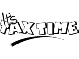 Sticker Custom Preview Image #090636 Money Symbols Titles It Is Tax Time