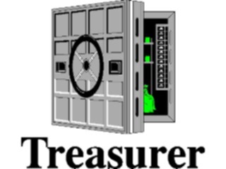Sticker Custom Preview Image #090681 Money Symbols Titles Treasurer