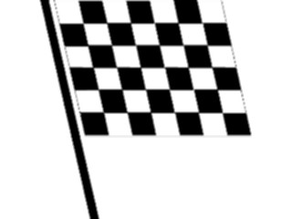 Sticker Custom Preview Image #090731 Motivational Checkered Flag