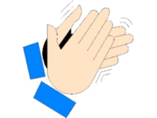 Sticker Custom Preview Image #090769 Motivational Hand Clap