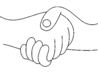 Sticker Custom Preview Image #090770 Motivational Handshake1