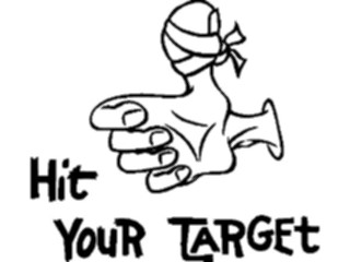 Sticker Custom Preview Image #090781 Motivational Hit Your Target