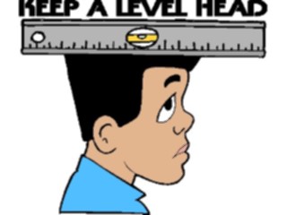 Sticker Custom Preview Image #090791 Motivational Keepa Level Head