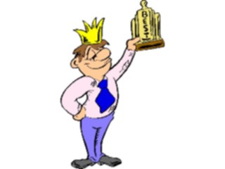 Sticker Custom Preview Image #090808 Motivational Manwith Trophy3