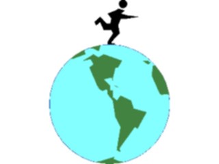 Sticker Custom Preview Image #090842 Motivational On Topofthe World1