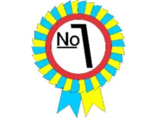Sticker Custom Preview Image #090899 Motivational Ribbon1st Place2