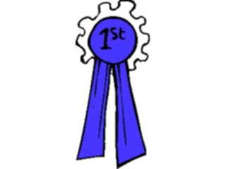 Sticker Custom Preview Image #090901 Motivational Ribbon1st Place4