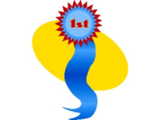 Sticker Custom Preview Image #090902 Motivational Ribbon1st Place5