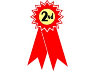 Sticker Custom Preview Image #090918 Motivational Ribbon2nd Place1