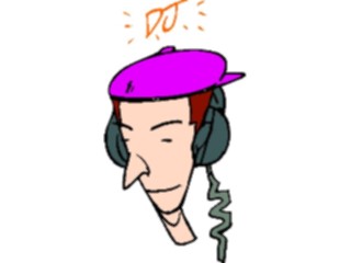 Sticker Custom Preview Image #091047 Music Entertainment Disc Jockey4