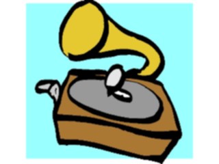 Sticker Custom Preview Image #091051 Music Entertainment Gramophone02