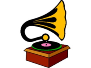 Sticker Custom Preview Image #091052 Music Entertainment Gramophone03