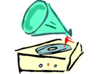 Sticker Custom Preview Image #091054 Music Entertainment Gramophone05