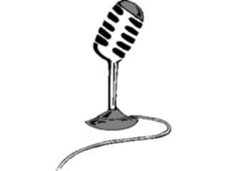 Sticker Custom Preview Image #091098 Music Entertainment Microphone06