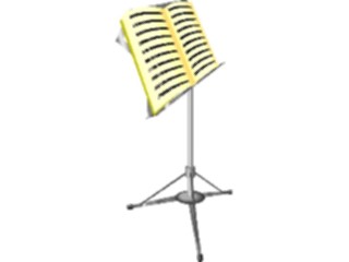 Sticker Custom Preview Image #091125 Music Entertainment Music Stand1