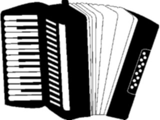 Sticker Custom Preview Image #091153 Music Instruments Accordion1