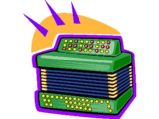 Sticker Custom Preview Image #091155 Music Instruments Accordion3