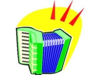 Sticker Custom Preview Image #091157 Music Instruments Accordion5