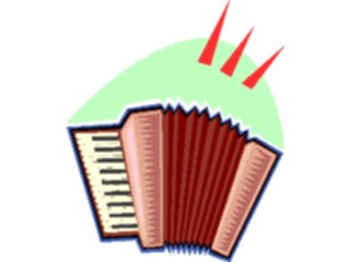 Sticker Custom Preview Image #091158 Music Instruments Accordion6