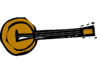 Sticker Custom Preview Image #091169 Music Instruments Banjo2