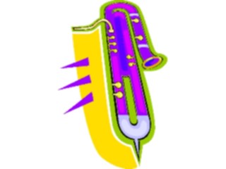 Sticker Custom Preview Image #091184 Music Instruments Bassoon5