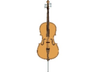 Sticker Custom Preview Image #091224 Music Instruments Cello8