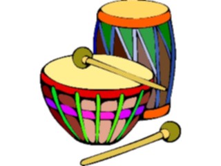 Sticker Custom Preview Image #091300 Music Instruments Drums3