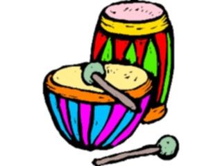 Sticker Custom Preview Image #091301 Music Instruments Drums4