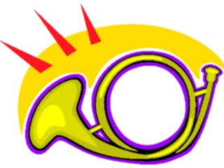 Sticker Custom Preview Image #091430 Music Instruments Horn10