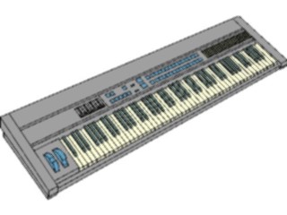 Sticker Custom Preview Image #091484 Music Instruments Keyboard2