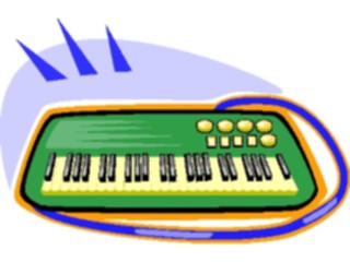 Sticker Custom Preview Image #091485 Music Instruments Keyboard3