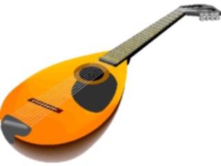 Sticker Custom Preview Image #091488 Music Instruments Lute1