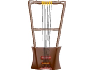 Sticker Custom Preview Image #091492 Music Instruments Lyre1