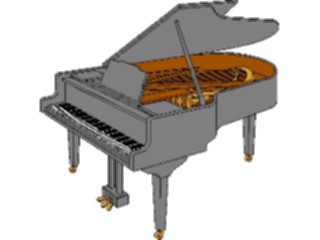 Sticker Custom Preview Image #091540 Music Instruments Piano20