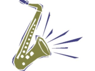 Sticker Custom Preview Image #091586 Music Instruments Saxophone04