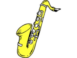 Sticker Custom Preview Image #091590 Music Instruments Saxophone08